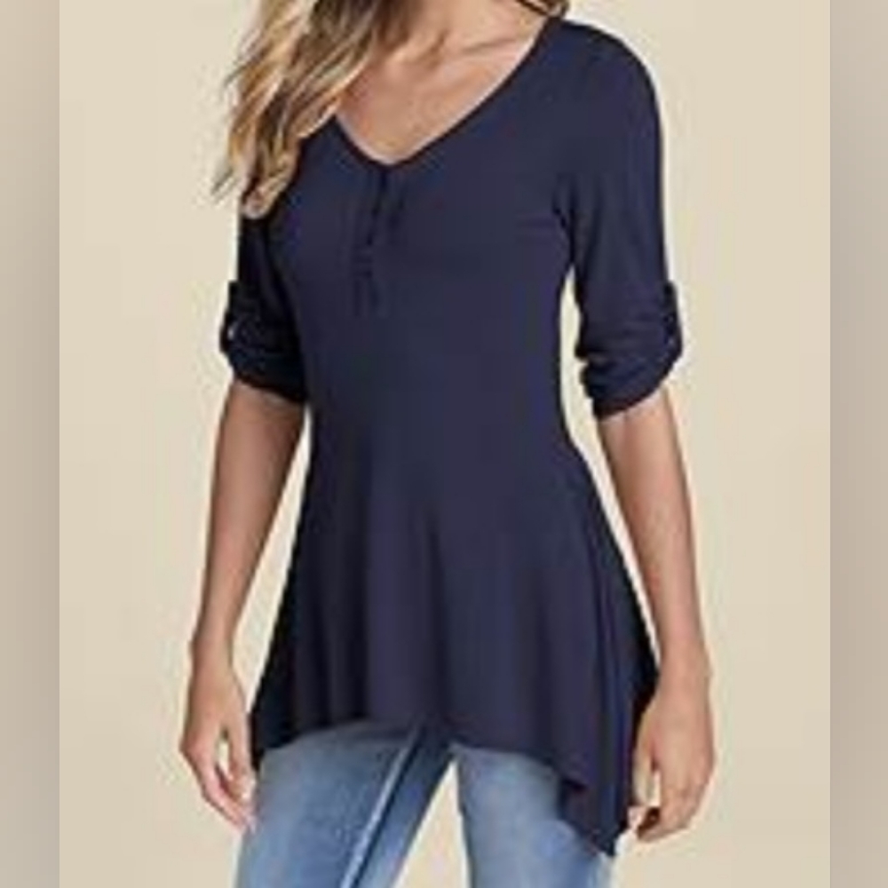 Navy Venus top